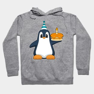 Penguin Birthday Candle Cake Hoodie